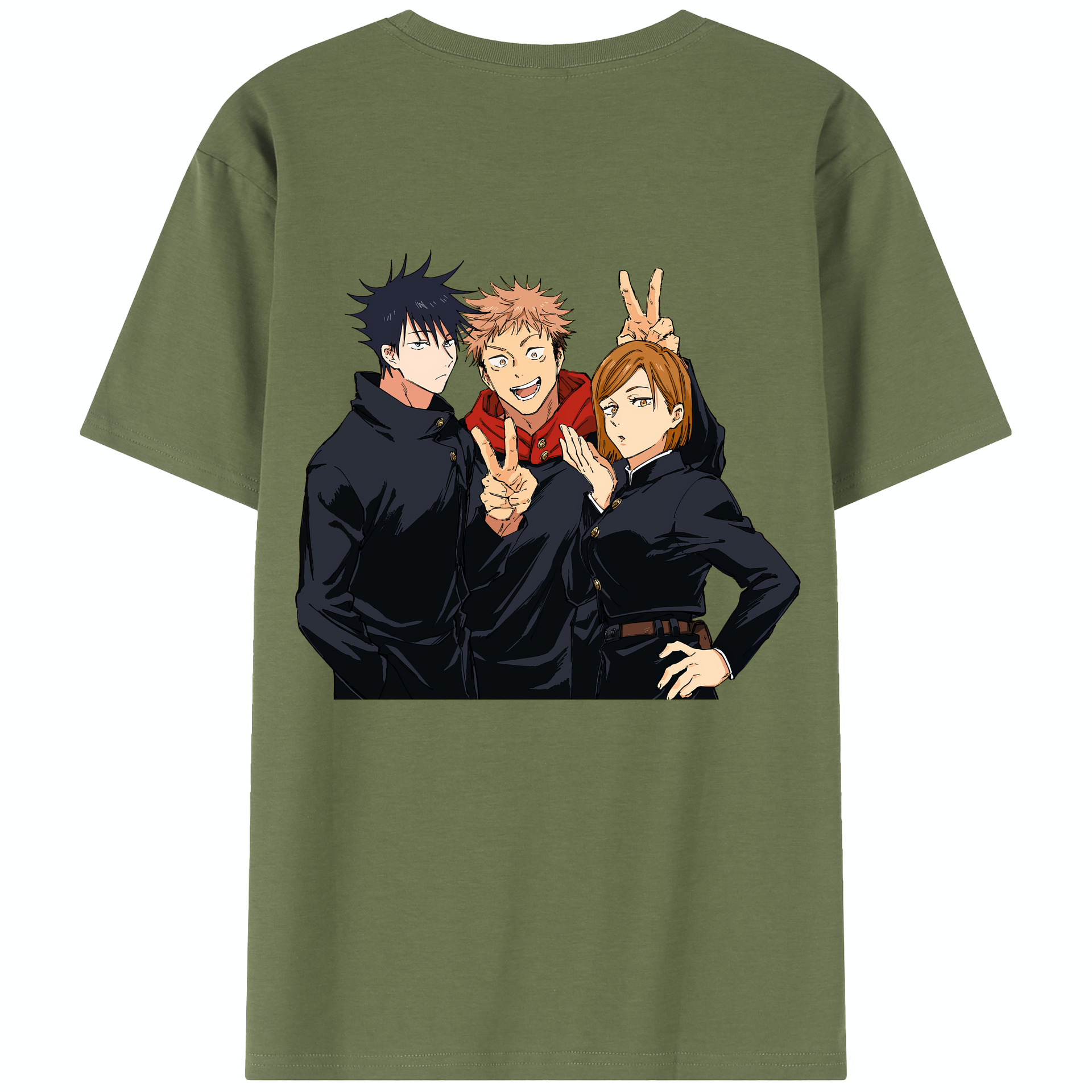 （画像用） 呪術廻戦 Jujutsu Kaisen 綿100％半袖Tシャツ（背面プリント）